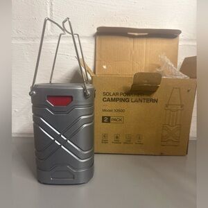 Solar Powered Camping Lantern 2 Pack